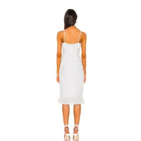 Privacy Please Hanna Midi Dress in Black & White Size Medium - Picture 3 of 11